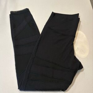 Lululemon black mesh leggings (flawed) size 4.